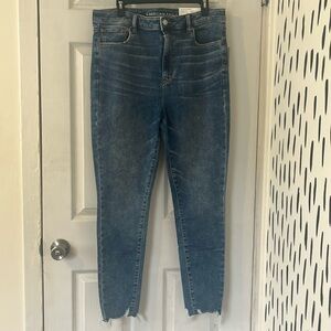American Eagle  super high rise jeggings. Size 14